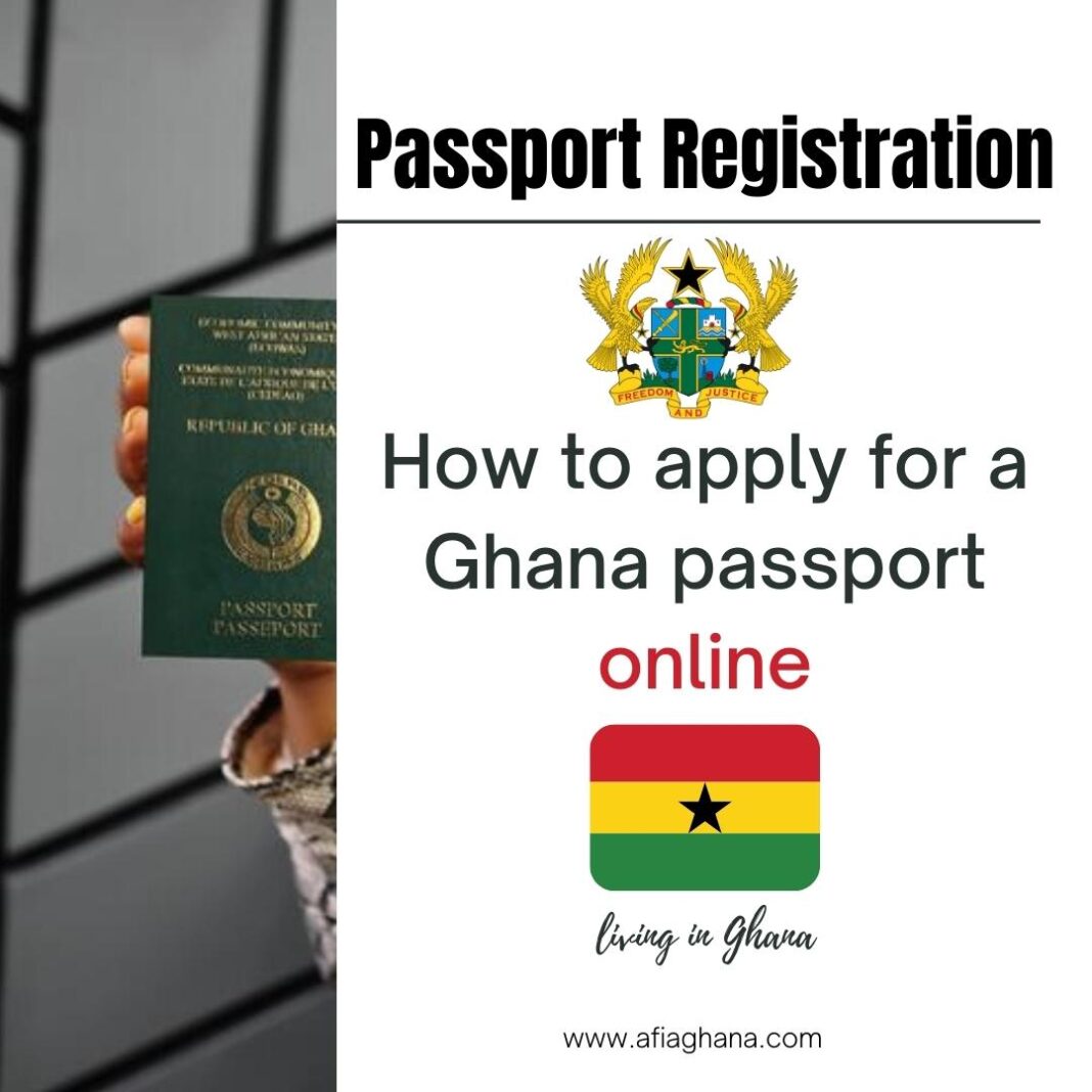How to apply for Ghana passport online afiaghana