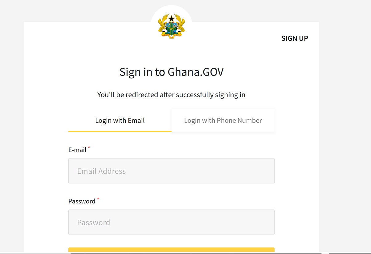 how to apply for ghana passport online