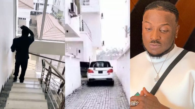 Photos and Video Of Singer Peruzzi’s House in Lekki, Lagos
