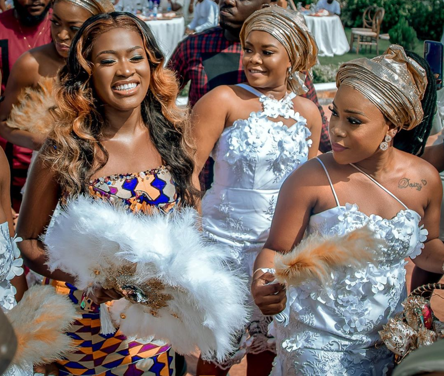Fella Makafui and Medikal's Traditional Wedding Pictures