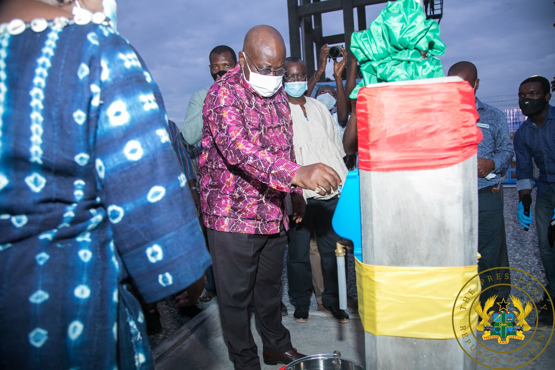 Ghana's President Nana Akufo Addo Commissioned Yapei Water Supply Project