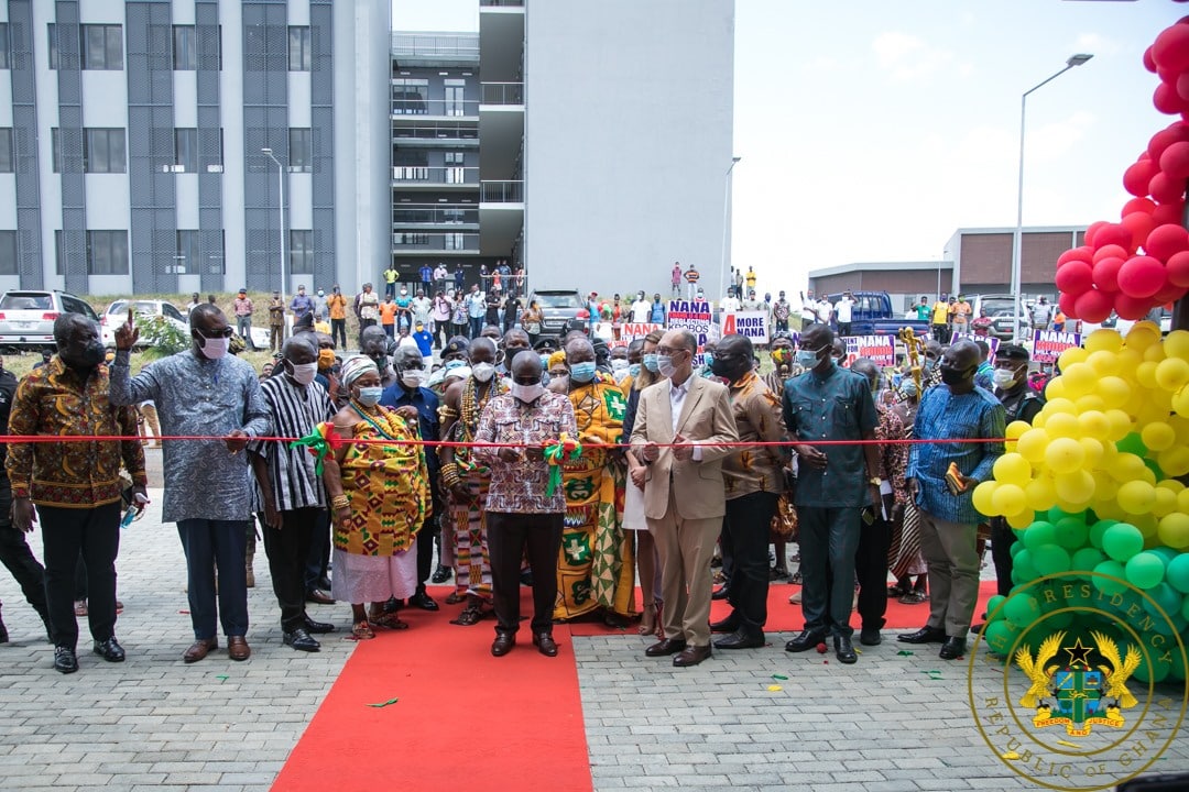Nana Akufo-Addo Cuts the Sod For University of Environment and Sustainable Development (UESD)