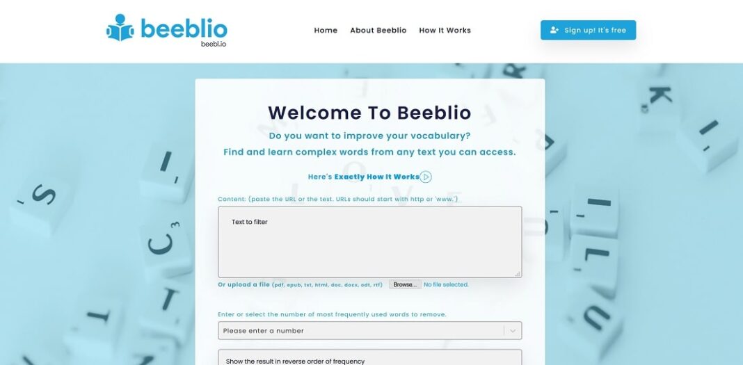 Beeblio App - How This App Can Help You Increase Your Vocabulary Quickly