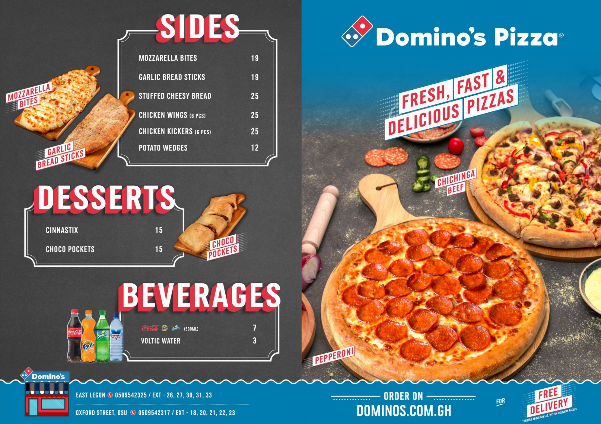 Dominos Pizza Ghana | Menu, Prices and Location 2