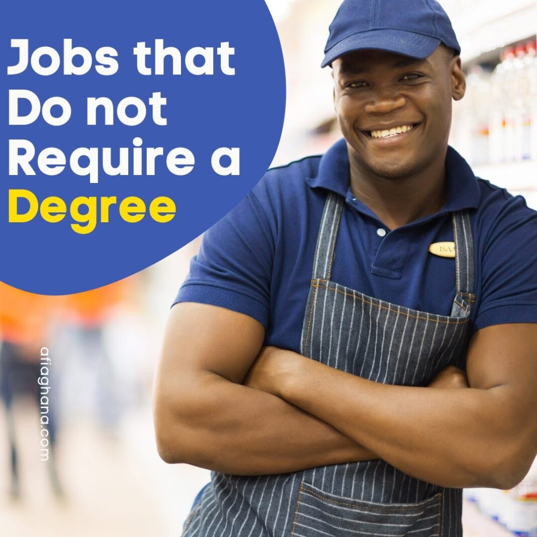 Good paying jobs without degrees