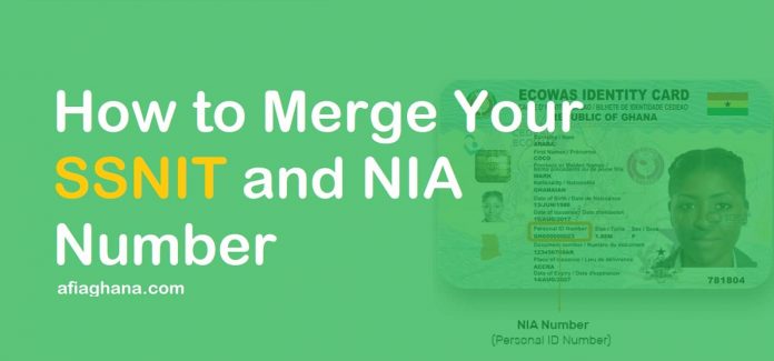 How to Merge Your SSNIT and NIA Number How to Merge Your SSNIT and NIA Number