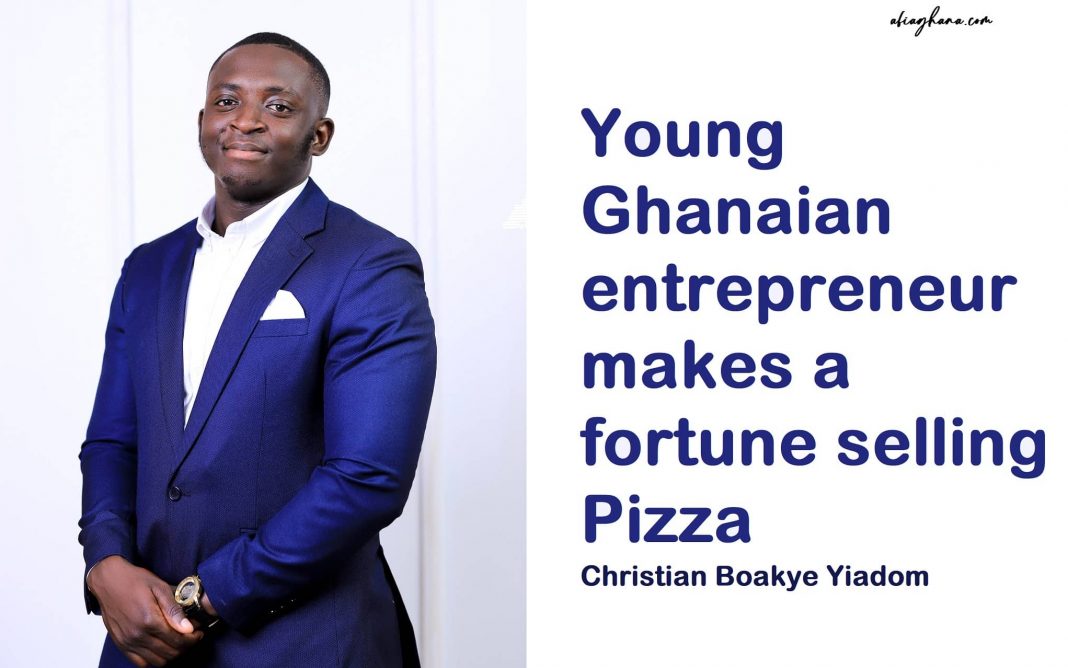 Ghanaian entrepreneur makes over GH₵500,000 a year selling Pizza - Pizzaman