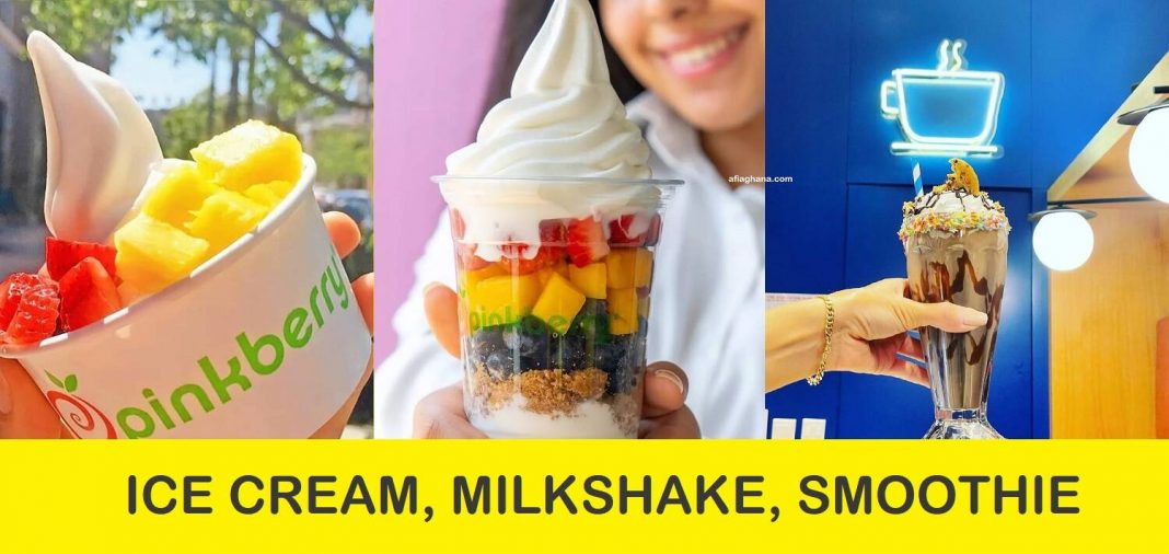 Ice cream Shops in Accra | Milkshake and Smoothie Shops in Accra