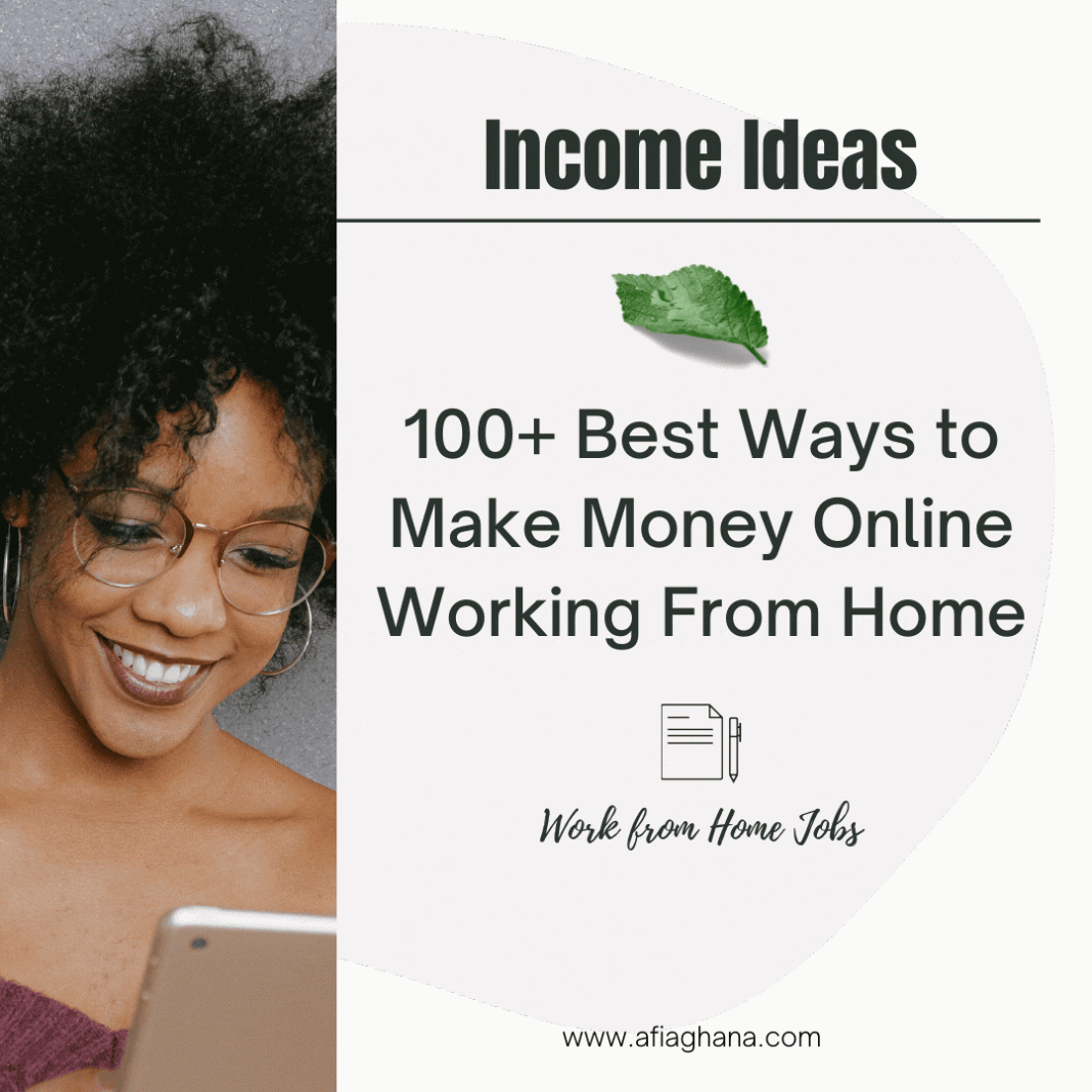 ways to make money online working from home