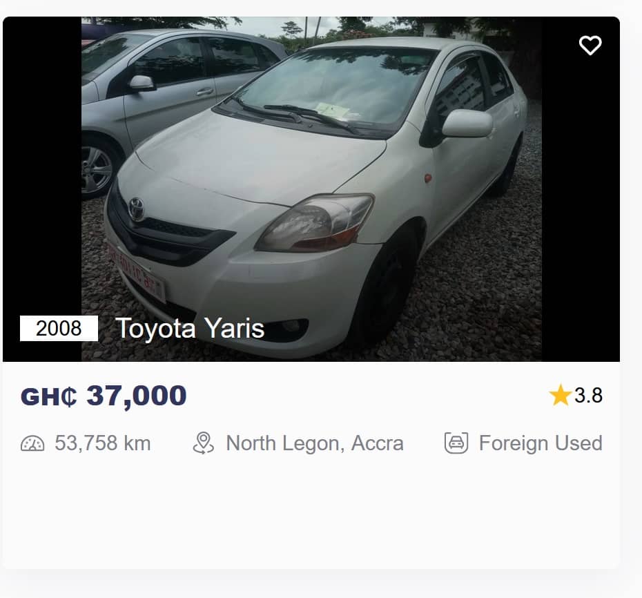 Most Affordable Used Cars in Ghana For Sale 5