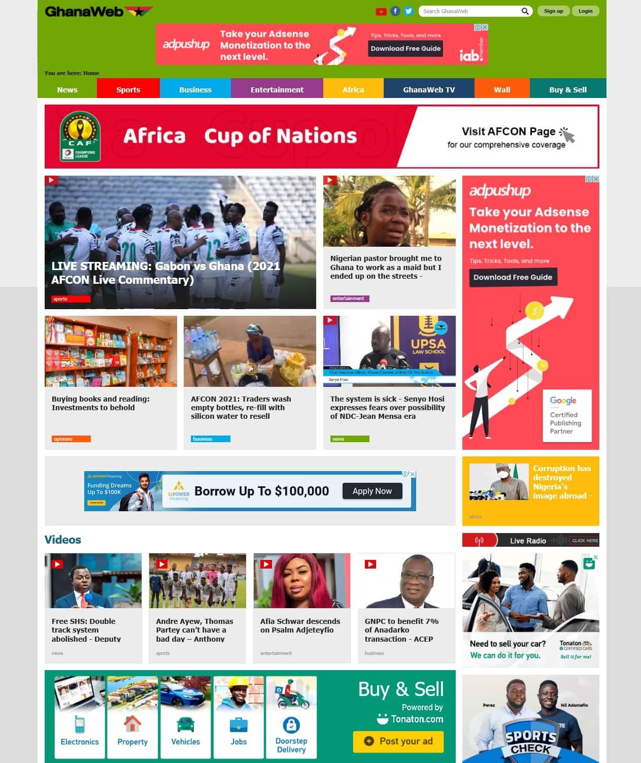 Ghana Web Vertical Portal Best Ghana News Blogs Best Blogs & Websites in Ghana You Should Follow