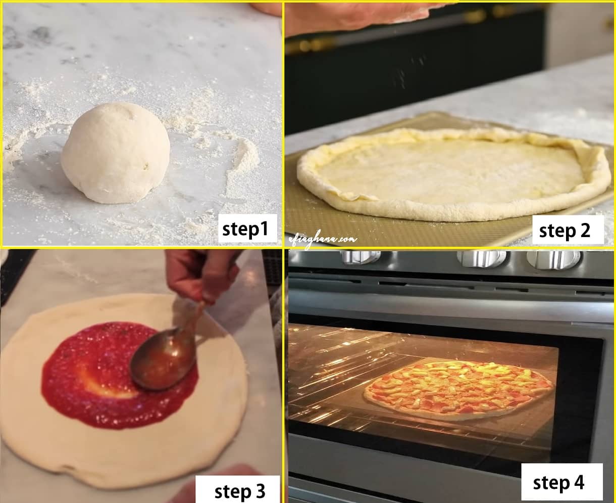 How to make pizza at home step by step