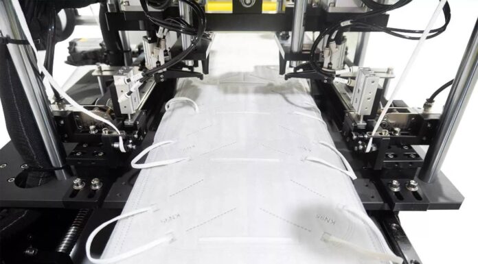 folding type mask machine of ffp2