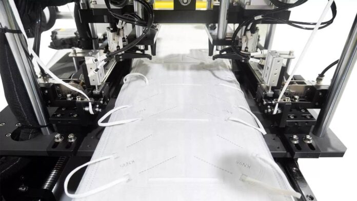 folding type mask machine of ffp2