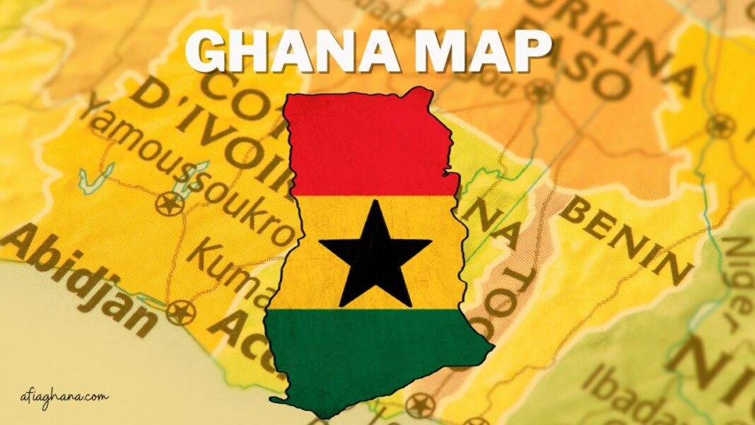 Maps Of Ghana . ghana map