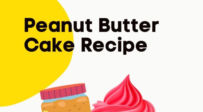 peanut butter cake recipe