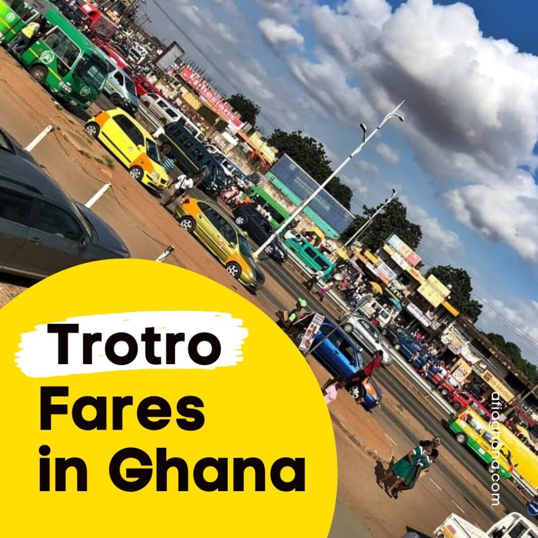 Trotro fares in Ghana - Transportation Prices in Ghana (GPRTU)