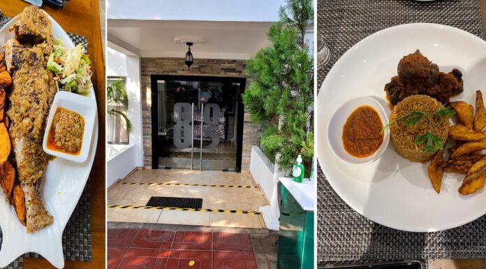 805 Restaurant Accra Location, Menu & Prices