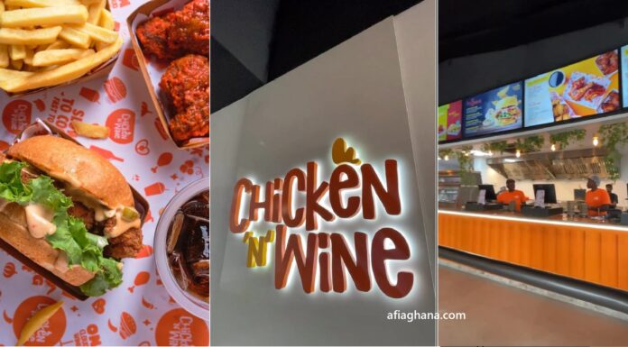 Chicken N Wine Restaurant Osu Menu (Chicken and wine)