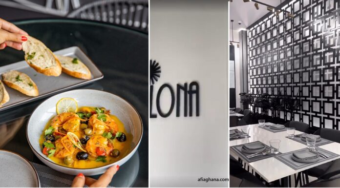 ilona Restaurant Accra Menu