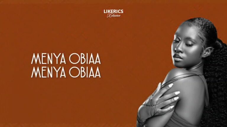 Akwaboah Ft Cina Soul – Obiaa (official Lyrics) Lyrics (Stream audio)