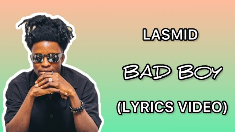 Lasmid Bad Boy (Visualiser) Lyrics (Stream audio)