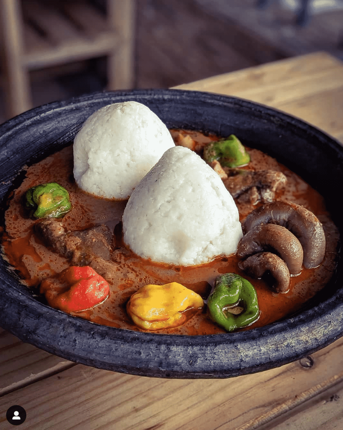 omu tuo (rice balls)
