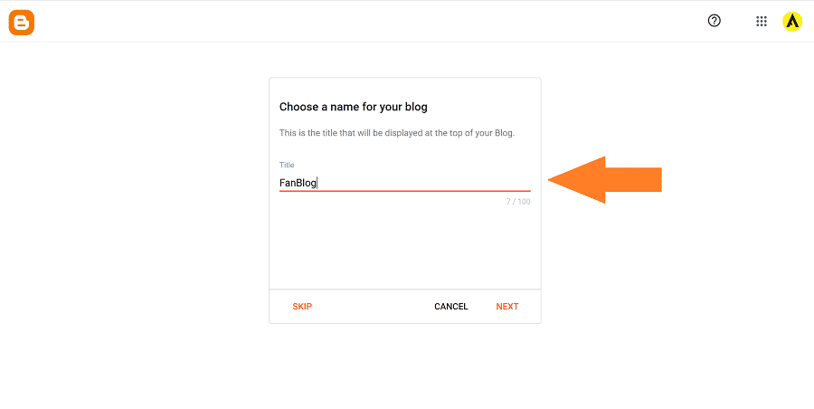 how to create a blog for free