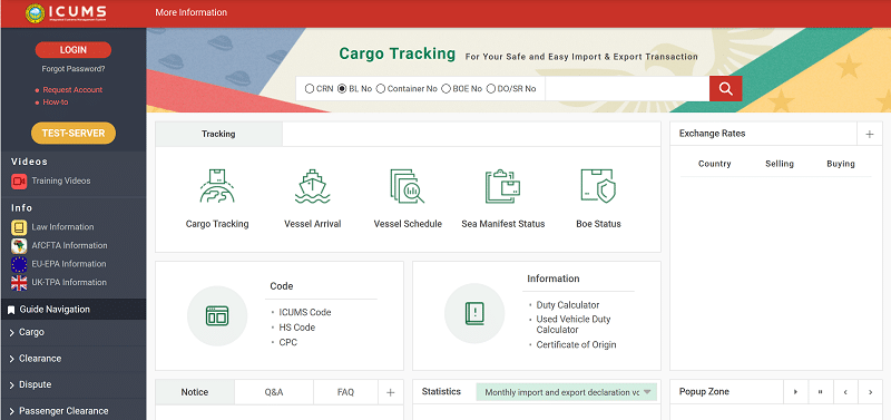 How to check customs duty in Ghana online