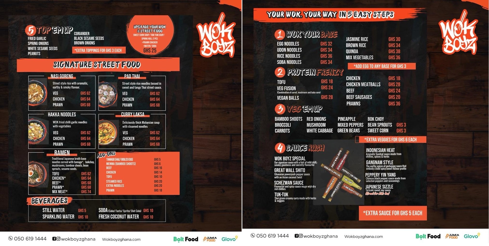 Wok Boyz Menu - Asian Street Food Restaurant Accra 12